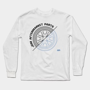 Silver WTNB Wheels JDM Long Sleeve T-Shirt